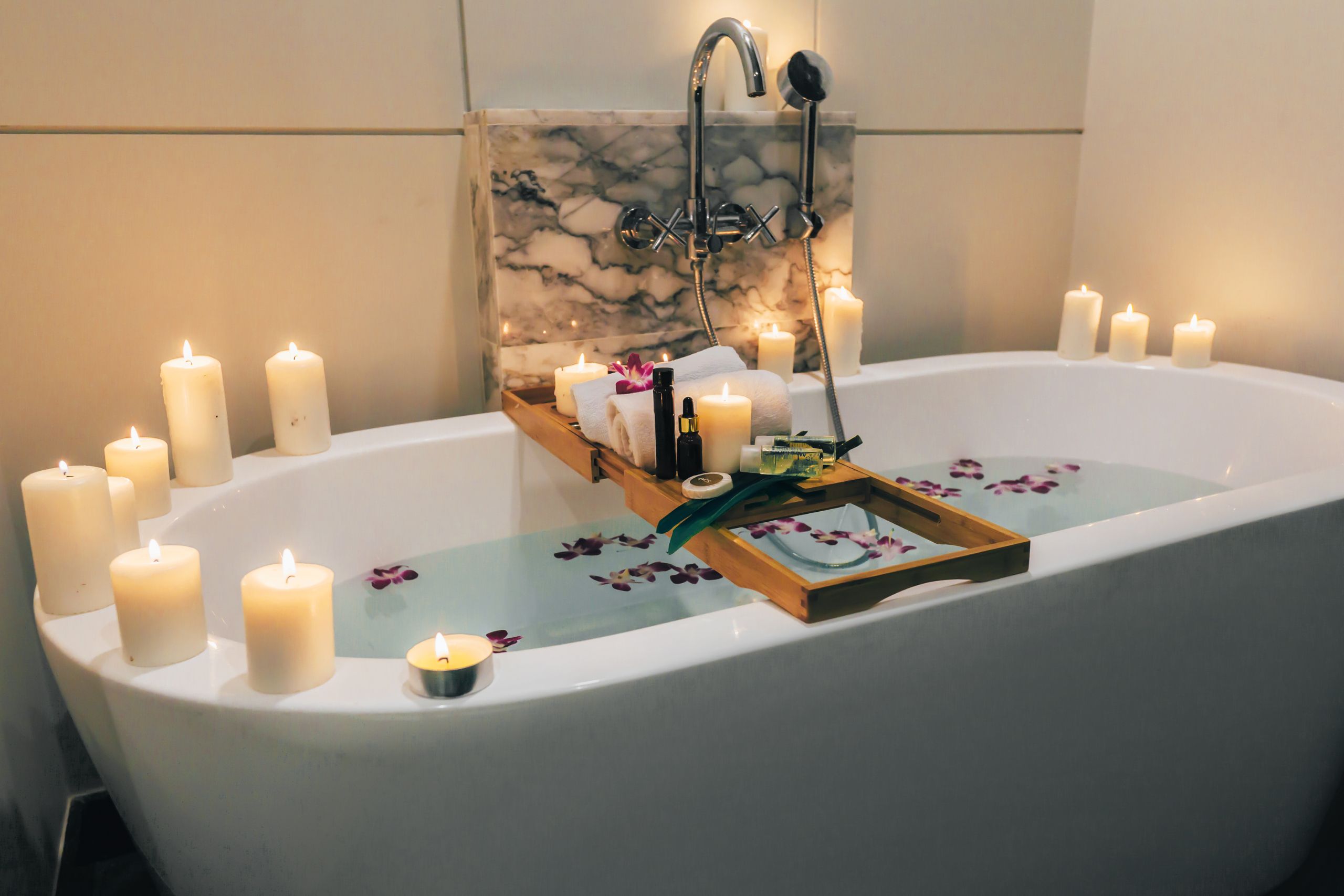 Relax With Aromatherapy Bath Candles