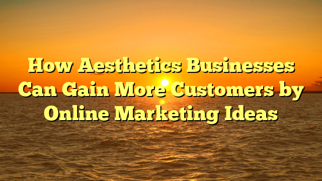 How Aesthetics Businesses Can Gain More Customers by Online Marketing Ideas