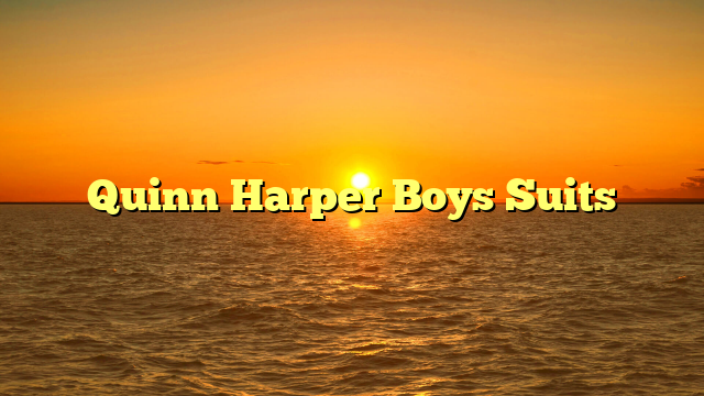 Quinn Harper Boys Suits
