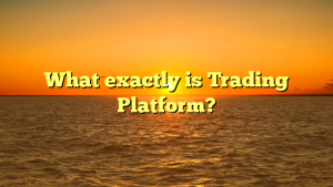 What exactly is Trading Platform?